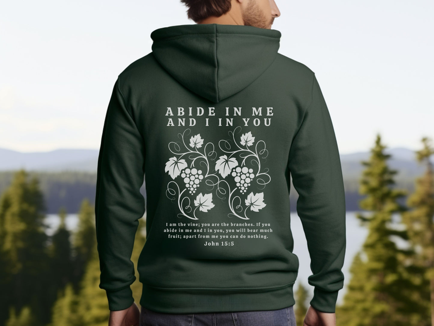 Abide Hoodie - Abide In Christ Hooded Sweater