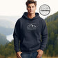I Lift My Eyes to The Mountains - PSALM 121 Bible Verse Hoodie | Embroidered Hooded Sweater