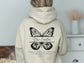 New Creation in Christ Butterfly Christian Hoodie | Bible Verse 2 Corinthians 5:17