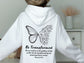 Be Transformed Romans 12:2 - Christian Hoodie | Butterfly Hoodie