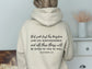 Seek God Christian Hoodie | Bible Verse Hooded Sweatshirt Matthew 6:33
