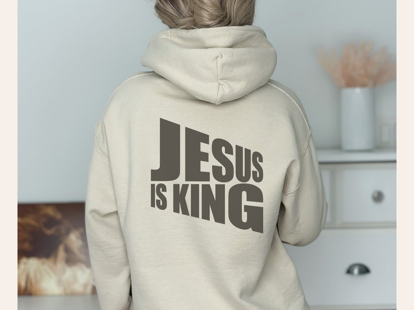 Jesus Is King Hoodie - Christian Apparel Hooded Sweatshirt