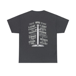 The Word of God is Living Shirt - Hebrews 4:12 | Christian T-Shirt, Bible Verse Tee