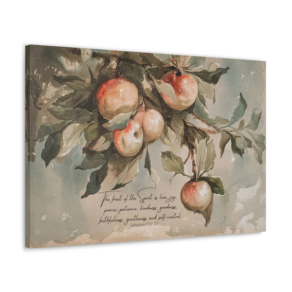 Christian Canvas Wall Art - The Fruit of The Spirit, Galatians 5:22 Hover