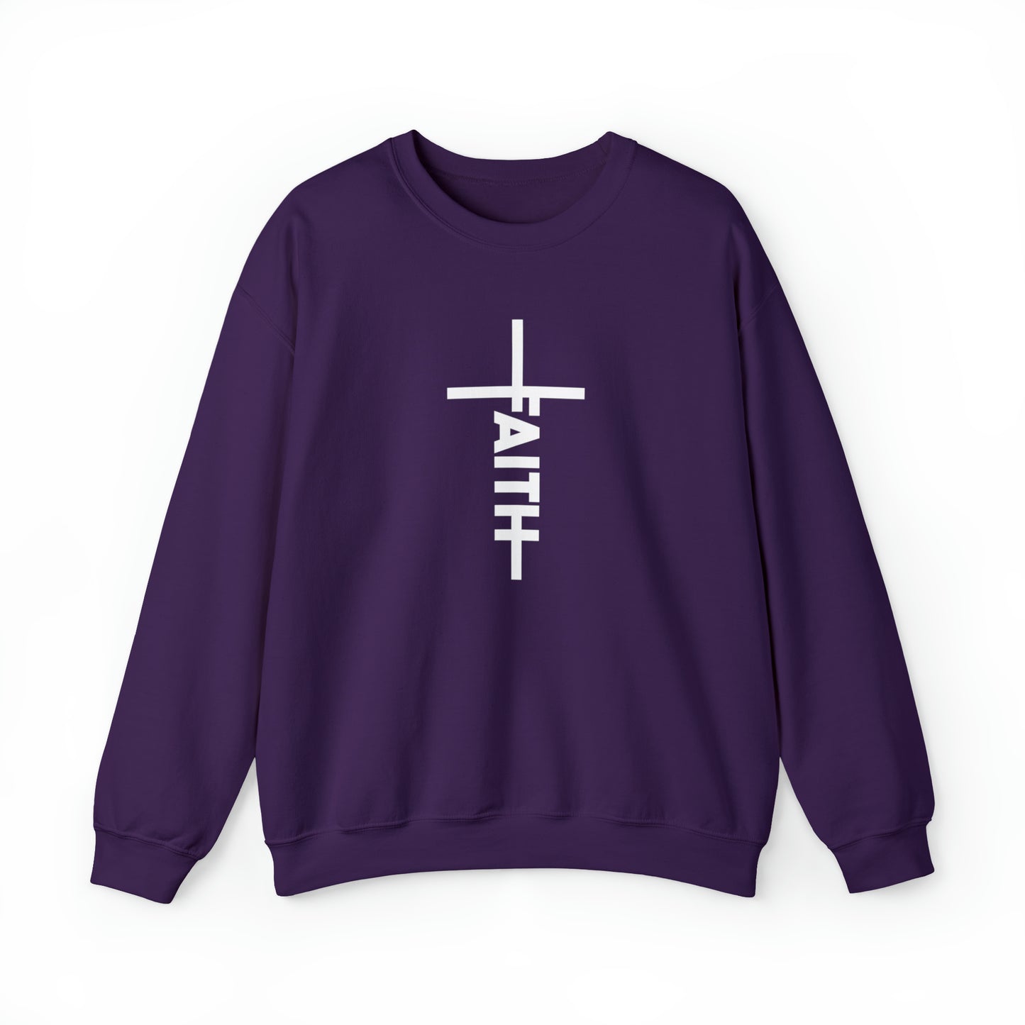 Faith Sweatshirt - Crewneck Sweatshirt | Faith Cross Sweater