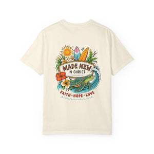 Made New in Christ Surf Tee - Faith • Hope • Love