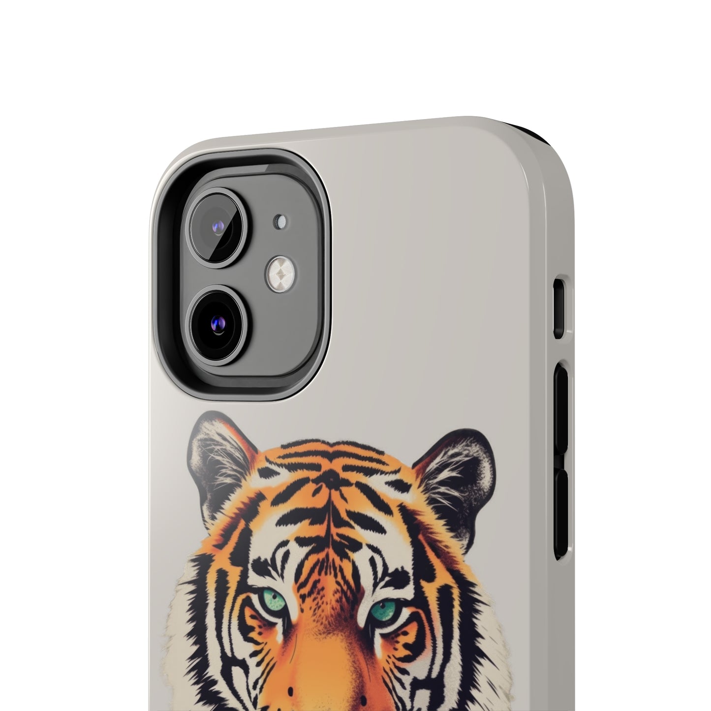 Eye of the Tiger iPhone Case with Bible Verse | Joshua 1:9 - Be Strong and Courageous Bible Verse Phone Case