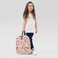 Women's / Girl's Floral Backpack Floral Backpack - Pink Flower Print Bookbag