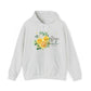 He Restores My Soul - Women's Floral Christian Hoodie With Bible Verse Psalm 23:3