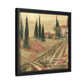 Psalm Scripture Canvas with Frame - Psalm 90 Lord | Tuscany Painting Print on Canvas