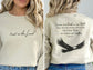 Trust in the Lord Christian Sweatshirt - Soar on Wings Like Eagles - Isaiah 40:31