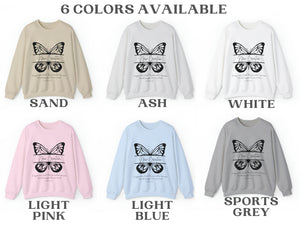 New Creation in Christ Butterfly Sweatshirt | Bible Verse 2 Corinthians 5:17