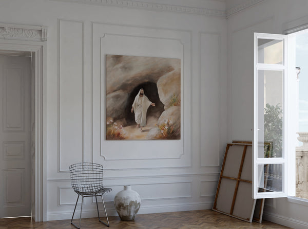 Canvas Gallery Wrap - Jesus Is Risen | Christian Home Decor - Canvas Hover