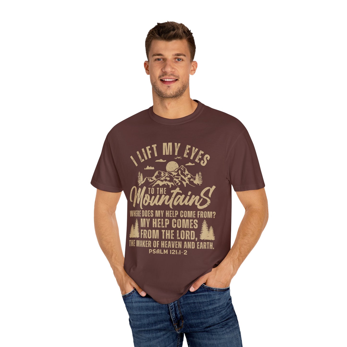 Psalms 121 Bible Verse Shirt, Christian T-shirt