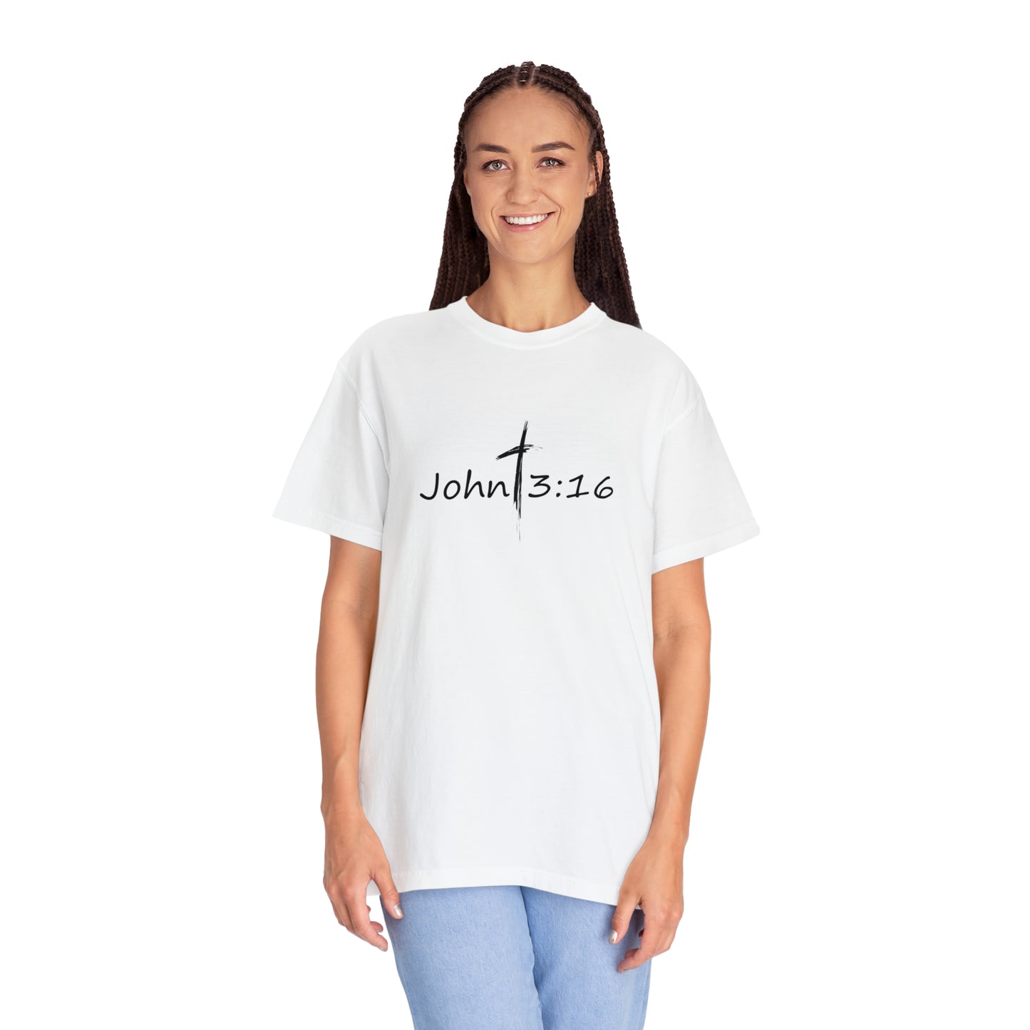 John 3:16 Shirt - Bible Verse Shirt| Premium T-Shirts - Printed on Comfort Colors Shirt