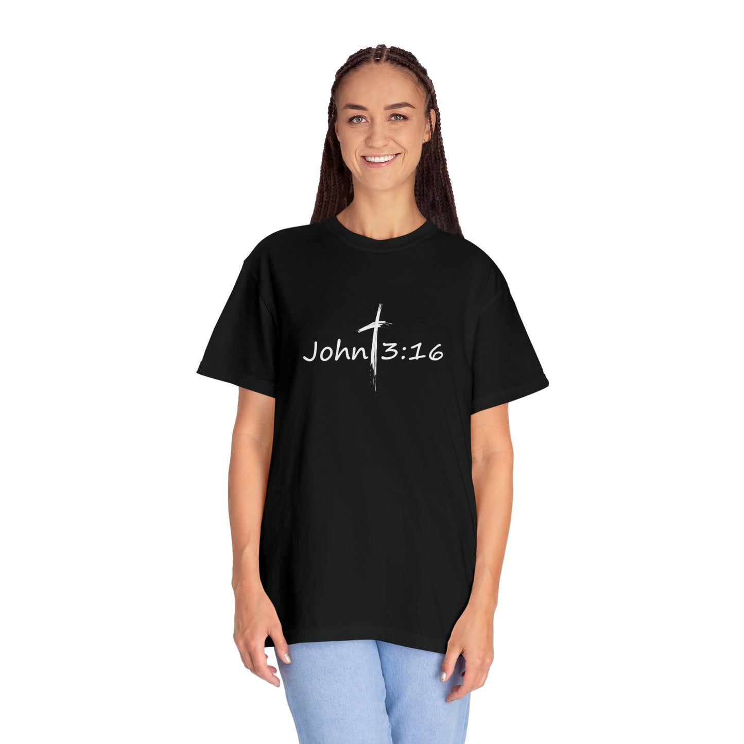 John 3:16 Shirt - Bible Verse Shirt| Premium T-Shirts - Printed on Comfort Colors Shirt