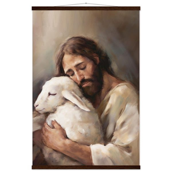 Jesus and The Lamb Hanging Wall Art
