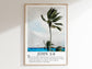 John 3:8 Scripture Wall Art | Coastal Palm Painting with Bible Verse - Unframed Art Print