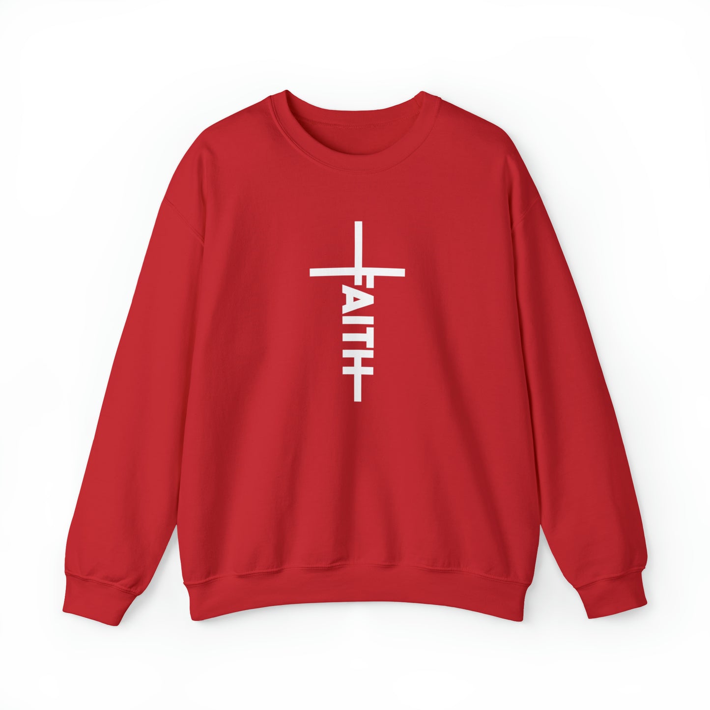 Faith Sweatshirt - Crewneck Sweatshirt | Faith Cross Sweater