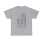 American Flag T-Shirt - Faith Over Fear Shirt | Patriotic Shirt, USA Flag Shirt