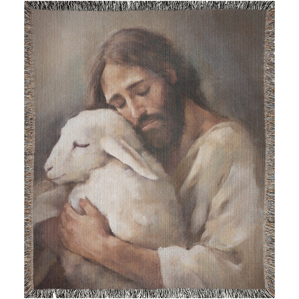 Jesus Blanket - Christian Blanket | 100% Cotton Woven Blanket