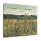 Canvas Gallery Wraps - Consider How The Wildflowers Grow Luke 12:27