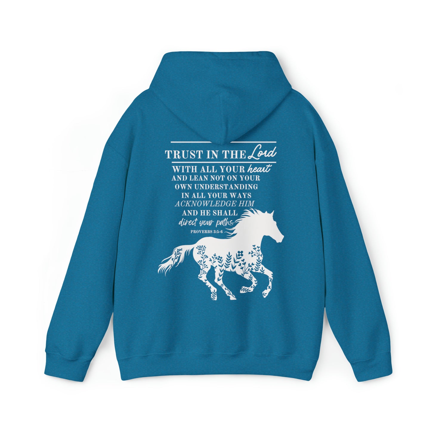 Horse Hoodie - Christian Hoodie | Direct Your Paths - Proverbs 3:5