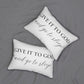 Give it to God and Go to Sleep Pillow | Pillow Cover and Stuffing Pillow