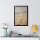 Framed Wall Art - Footprints In The Sand