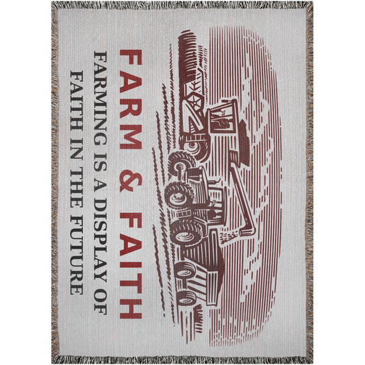 Farm and Faith - Woven Blanket