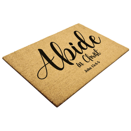Abide in Christ - Welcome Mat