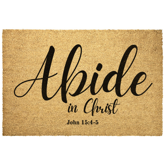Abide in Christ - Welcome Mat