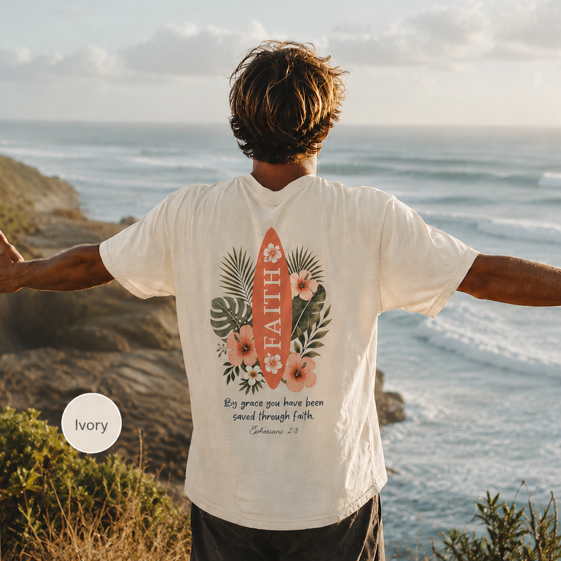 Saved By Grace Through Faith Shirt - Aloha Faith T-Shirt