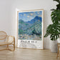 Psalm 90:2 Scripture Wall Art | Vintage Claude Monet Painting with Bible Verse - Unframed Print
