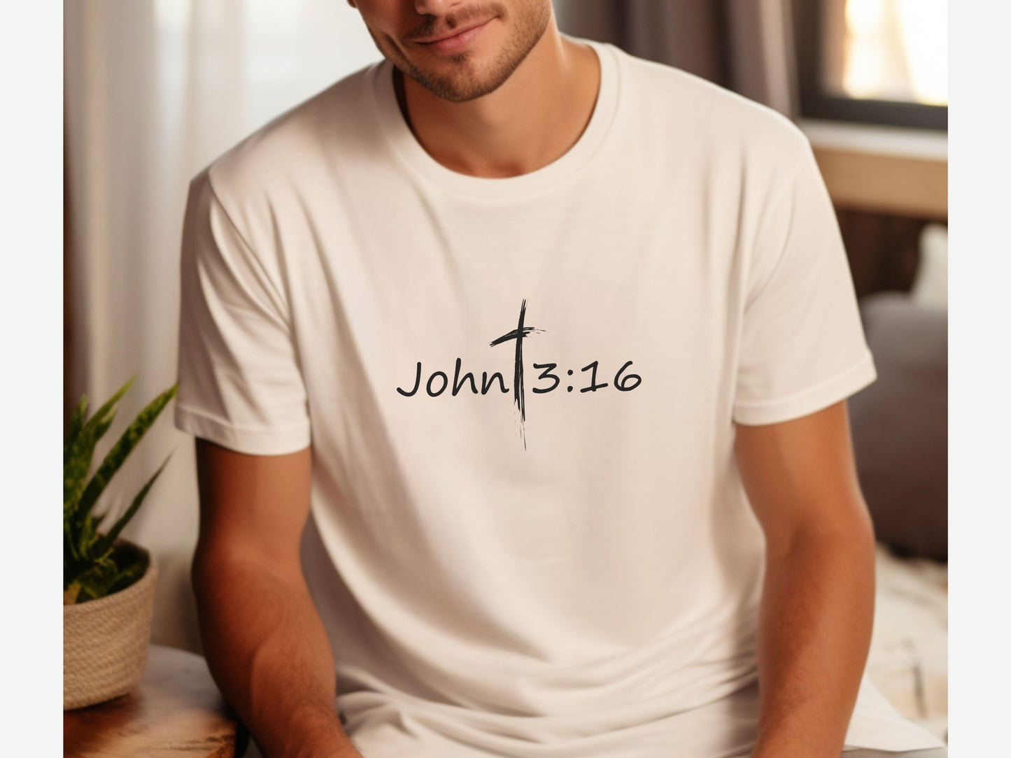 John 3:16 Shirt - Bible Verse Shirt| Premium T-Shirts - Printed on Comfort Colors Shirt