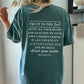 Trust in the Lord T-Shirt - Proverbs 3:5-6 | Bible Verse Shirt  - Printed on Comfort Colors Shirt