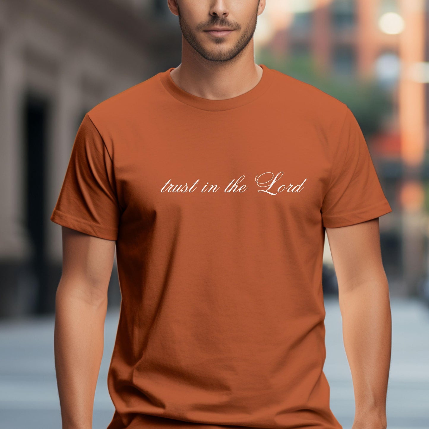 Trust in the Lord T-Shirt - Proverbs 3:5-6 | Bible Verse Shirt  - Printed on Comfort Colors Shirt