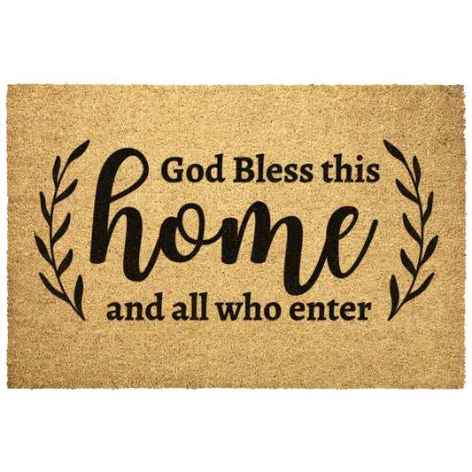 God Bless This Home - Welcome Mat