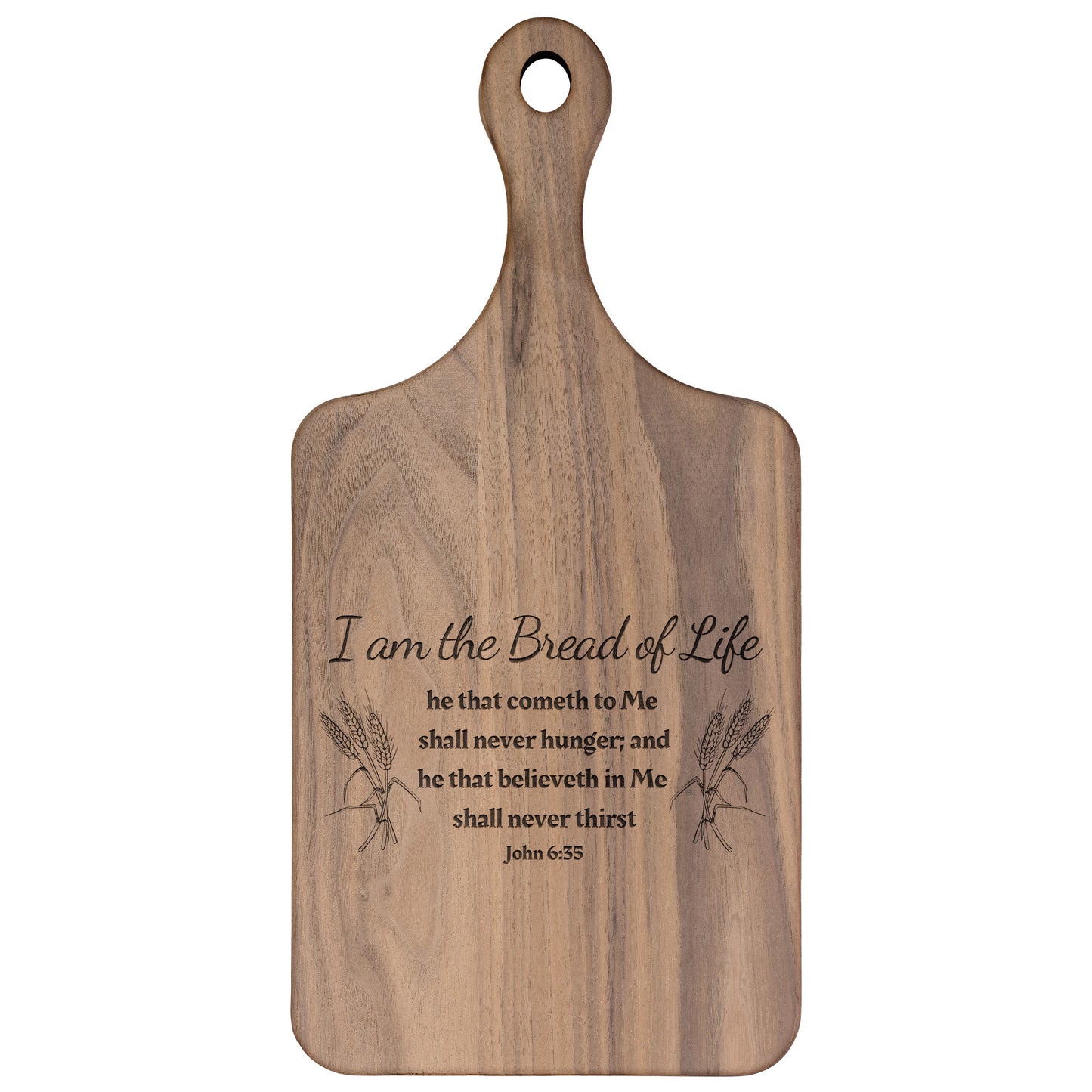 The Bread of Life Cutting Board - Wooden Cutting Board