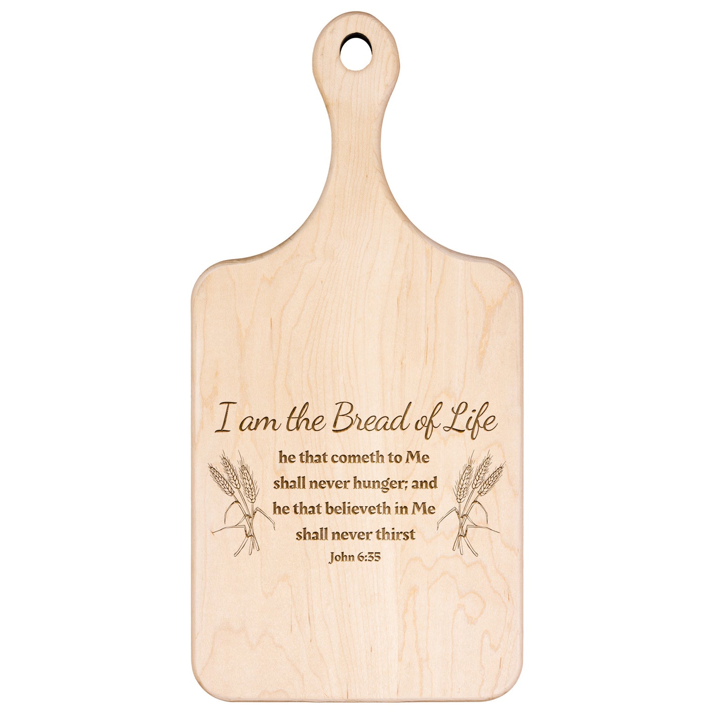 The Bread of Life Cutting Board - Wooden Cutting Board