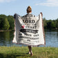 Woven Christian Blanket - Trust In The Lord With All Your Heart Proverbs 3 | Bible Verse Blanket