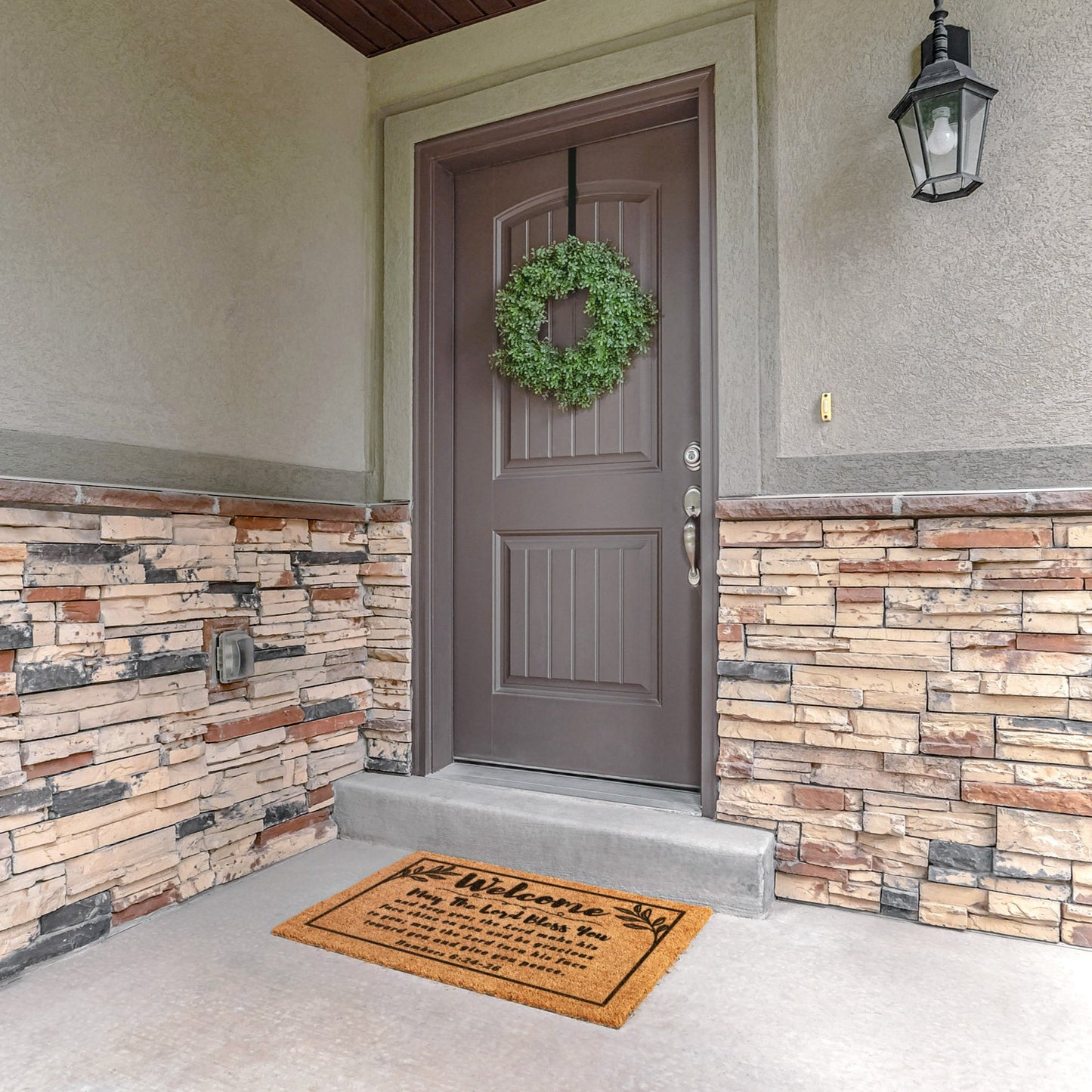 May The Lord Bless You Welcome Mat | Christian Doormat