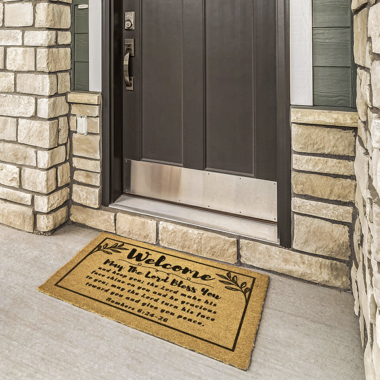 May The Lord Bless You Welcome Mat | Christian Doormat