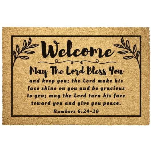 Lord Bless You and Keep You - Welcome Mat