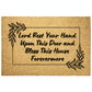 Lord Rest Your Hand Upon This Door - Welcome Mat