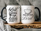 Fill My Cup Lord Coffee Mug | PSALM 16 Bible Verse Mug, 15oz