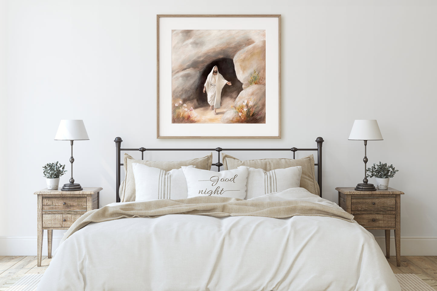 Jesus Is Risen - Easter Wall Art | Christian Home Decor - Unframed Print