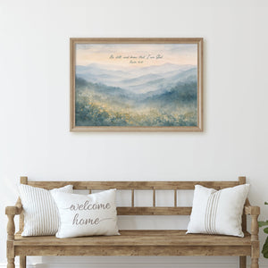 Smoky Mountains Painting Print | Appalachian Mountains Watercolor - Unframed Print