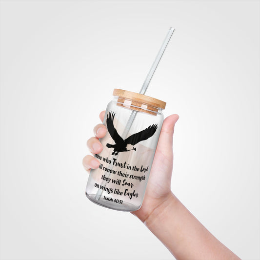 Trust In The Lord - Soda Can Glasses