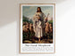 The Good Shepherd - Vintage Jesus Wall Art with Bible Verse from John 10:14   - Unframed Art